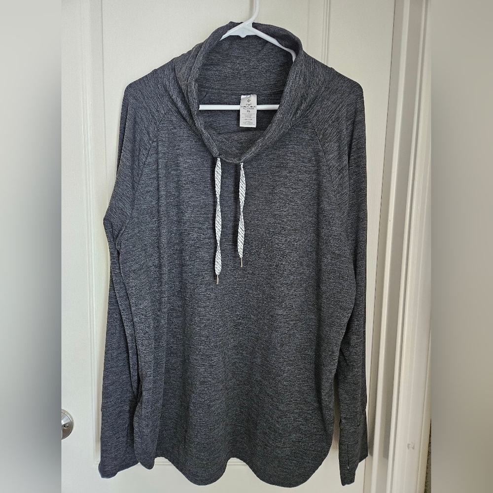 Members Mark Gray Cowl Neck